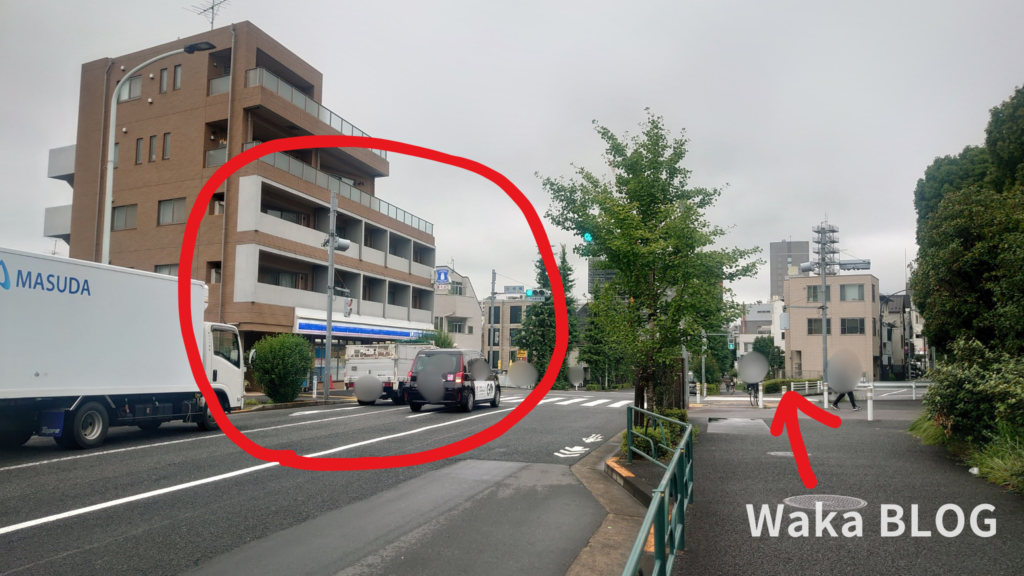 代々木上原から中央試験センター道のり12